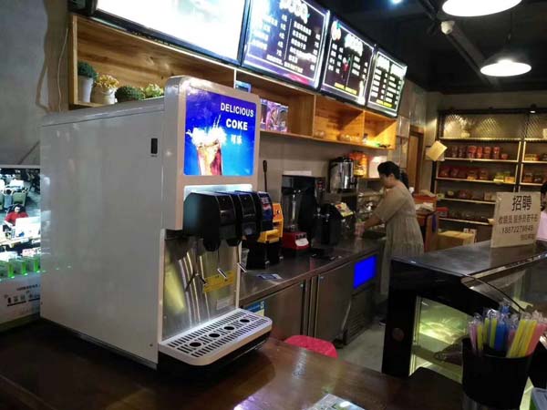 3阀气动泵可乐机碳酸饮料可乐机快餐店可乐机