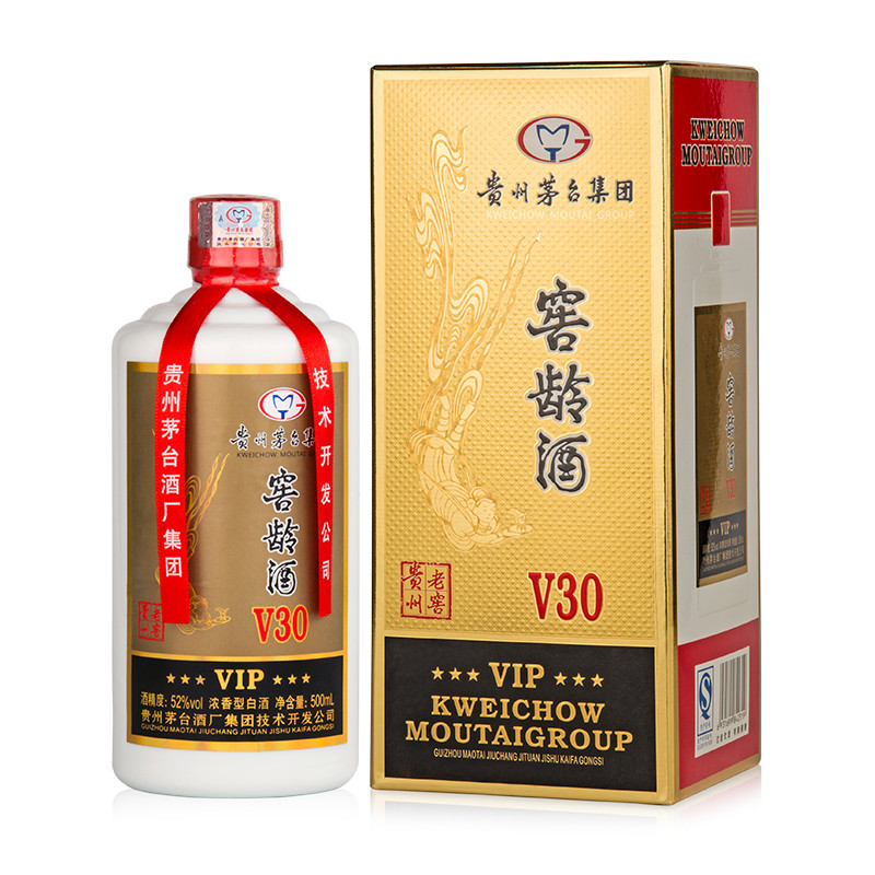 贵州52°浓香型白酒贵州老窖-窖龄酒v30批发团购招商区域代理加盟