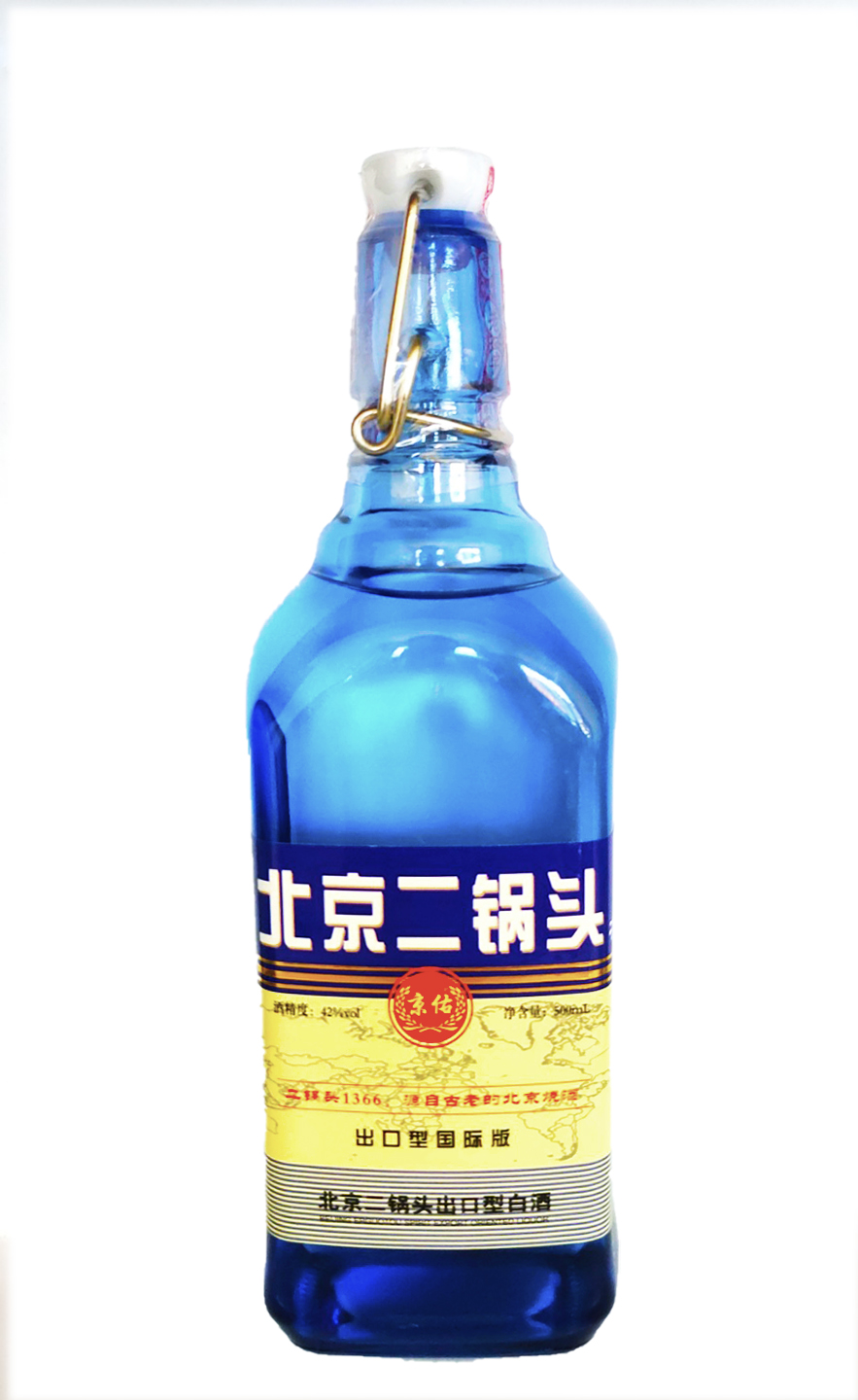 北京二锅头蓝方瓶