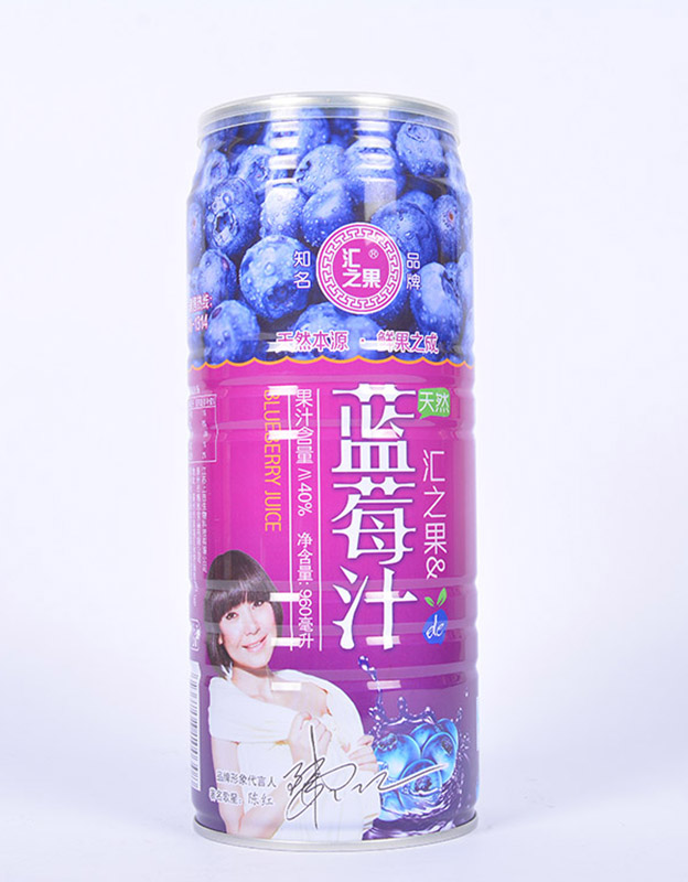 汇之果蓝莓960mlX6 