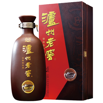重庆泸州老窖紫砂大曲52度浓香型白酒500ml