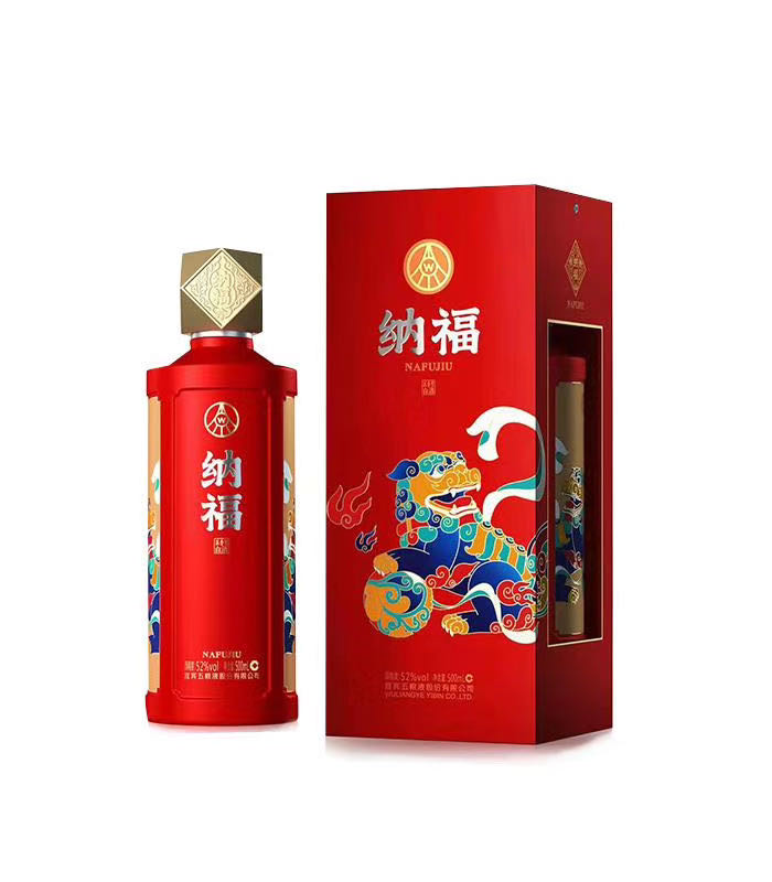 重庆五粮液纳福 双狮纳福52度浓香型白酒