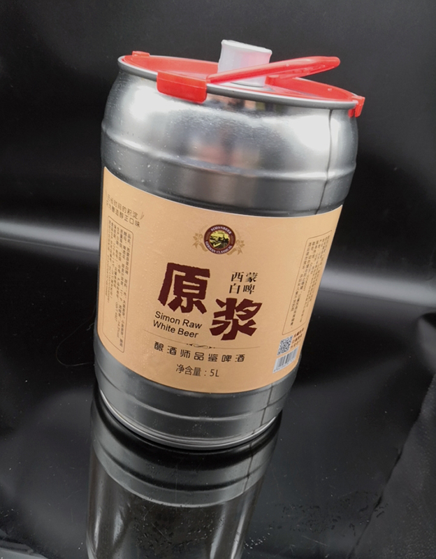 德国西蒙原浆白啤5L