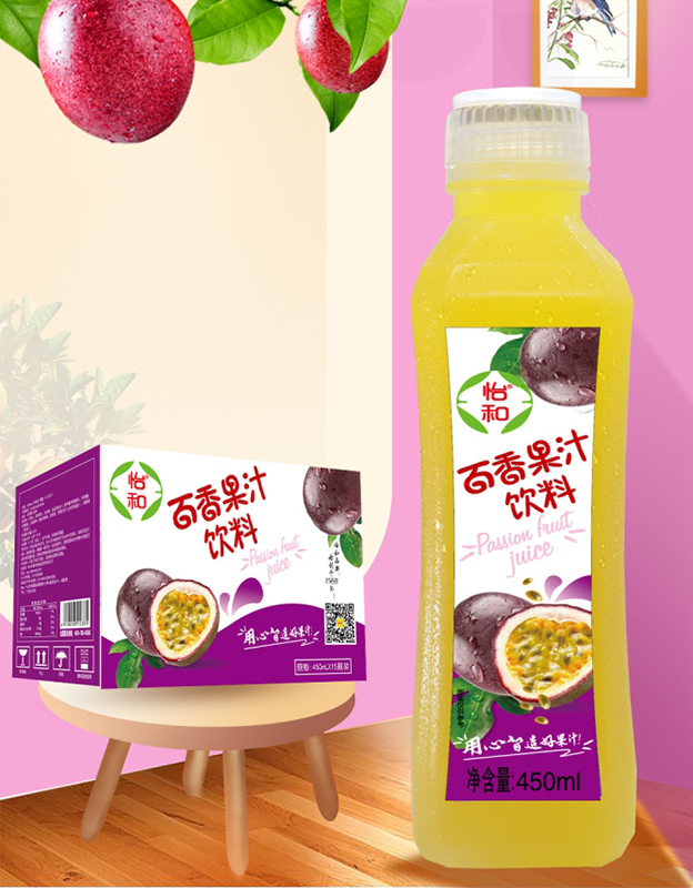 怡和百香果汁饮料450ml