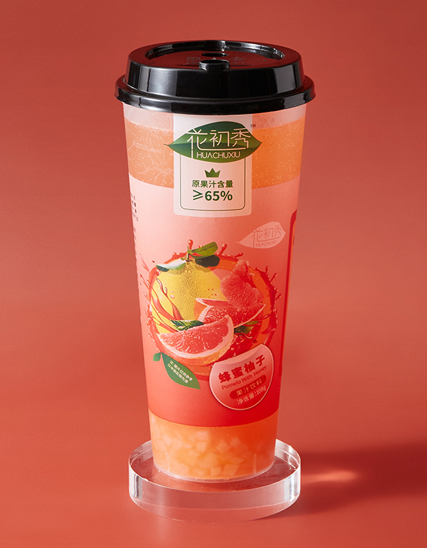 花初秀蜂蜜柚子果汁饮料 