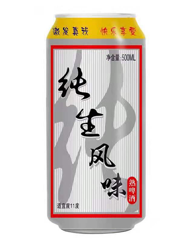 纯生风味熟啤酒500ml