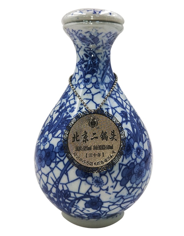 青花瓶北京二锅头