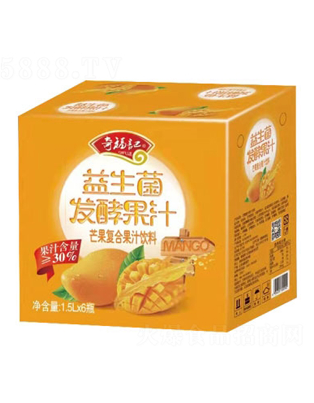 奇福记益生菌发酵芒果汁1.5LX6