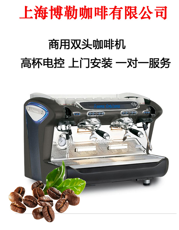 意大利原装进口飞马faema emblema a2双头电控半自动咖啡机