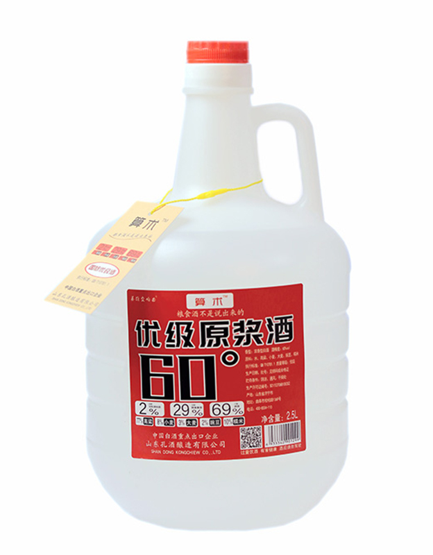 算术·优质原浆酒（桶装）60度2.5L