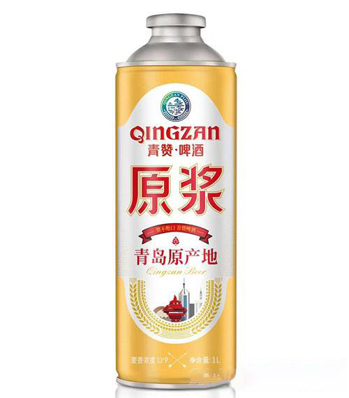 青赞原浆啤酒13度1L