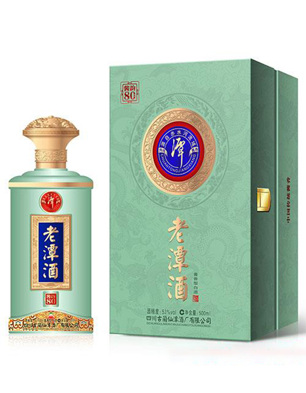 老潭酒·酱韵80(绿)53度