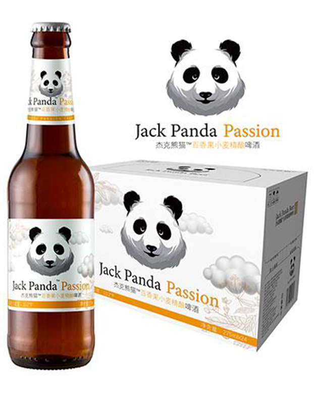 杰克熊猫百香果小麦精酿啤酒