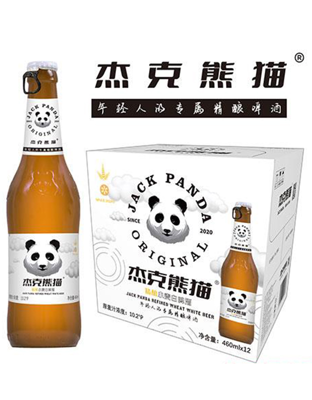 杰克熊猫小麦白啤酒10.2°P