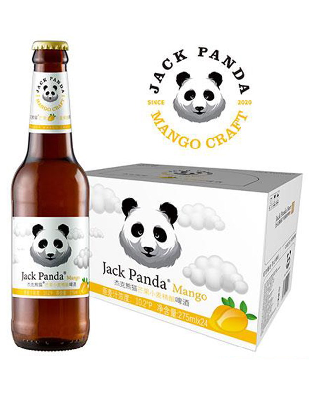 杰克熊猫芒果小麦精酿啤酒