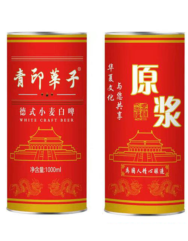 青印華子德式小麦白啤1000ml