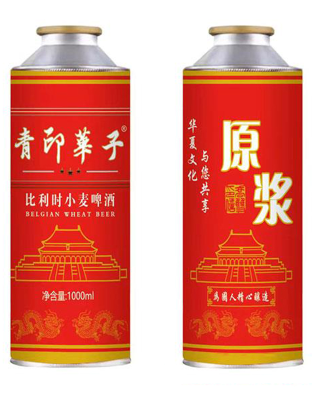 青印華子德式小麦白啤1000ml