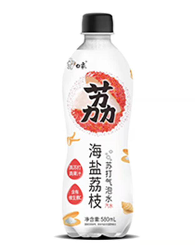 海盐荔枝苏打气泡水580ml