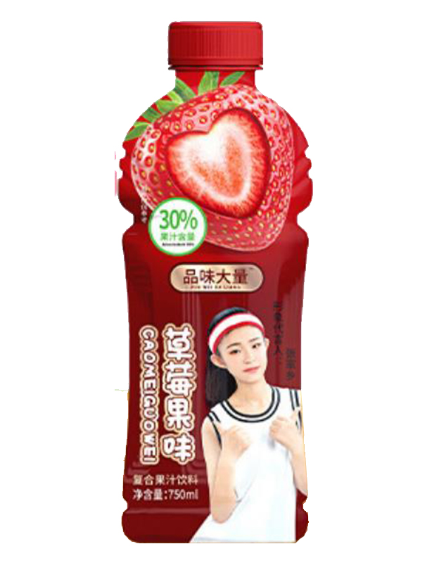 草莓果味复合果汁饮料750ml