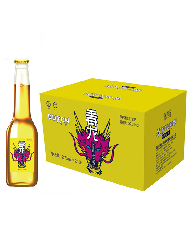 毒龙美式全麦啤酒【8度 275ml】