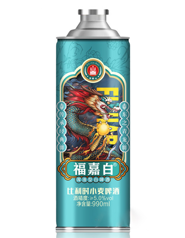 福嘉白浑浊型白啤酒青龙