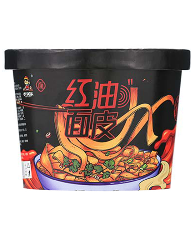 特别嗨红油面皮
