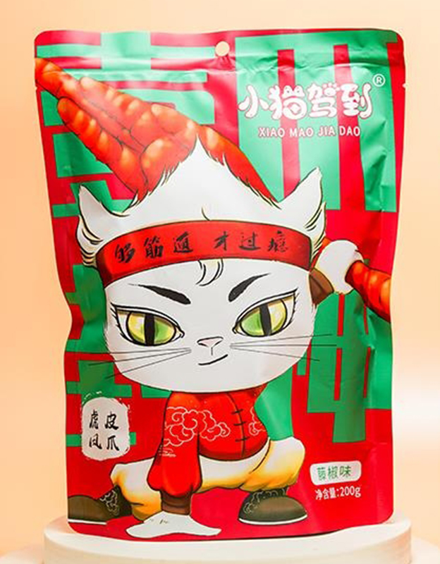 小猫驾到藤椒味虎皮凤爪