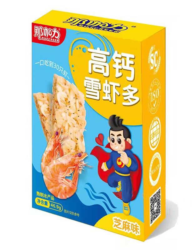 那伽力芝麻味高钙雪虾派