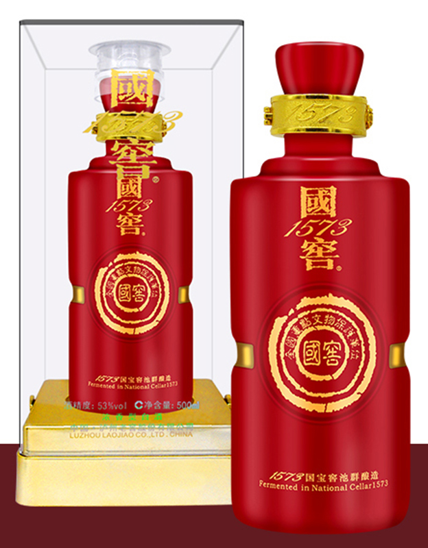 国窖1573红瓷瓶酒