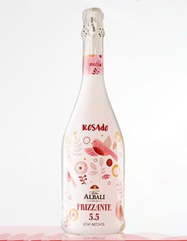 爱百丽低醇桃红起泡葡萄酒