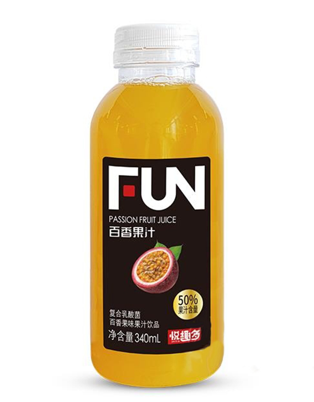 悦趣多复合乳酸菌百香果味果汁