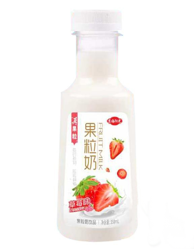 苏梅阳光 草莓味果粒奶饮品