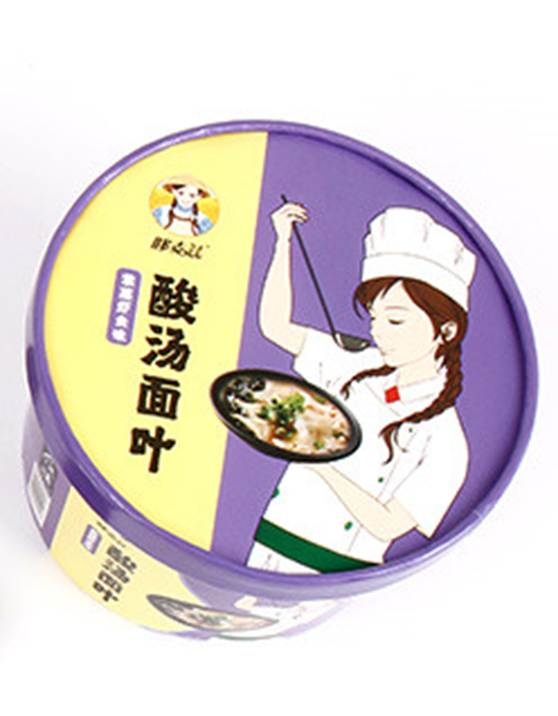 哆麦兹炸紫菜虾米味酸汤面叶