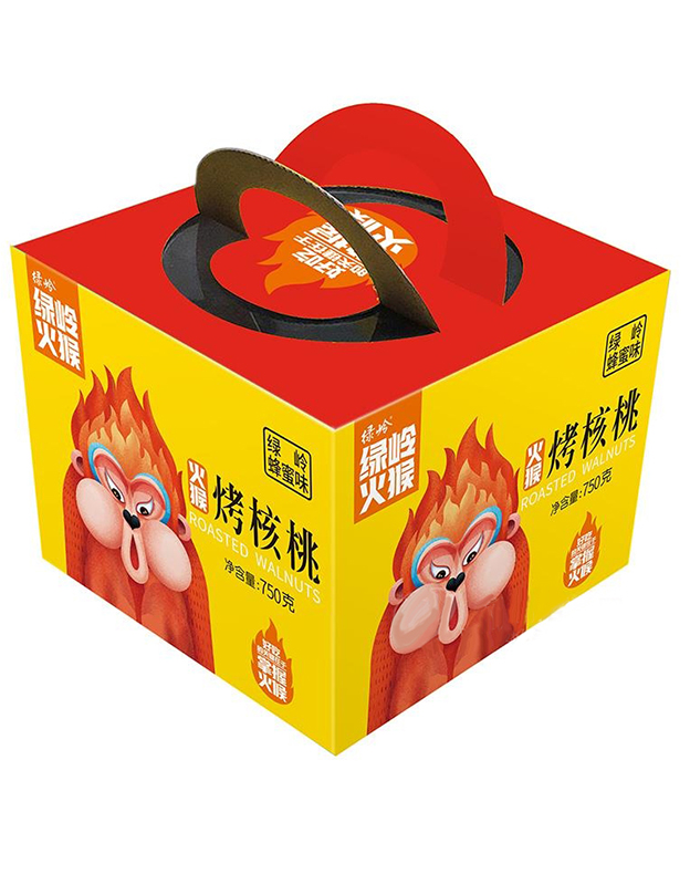 绿岭蜂蜜味火猴烤核桃礼盒