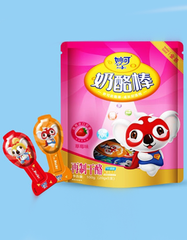 妙可金装奶酪棒草莓味