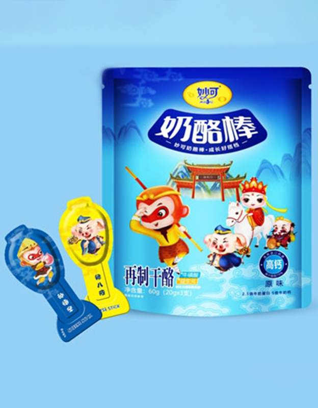 妙可西游卡通高钙奶酪棒原味